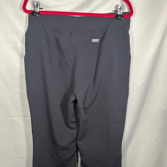 Figs Women's Gray Pants with Red Accents SZ L - Picture 7 of 13